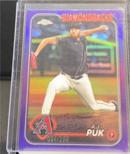2024 Topps Chrome Update Series #USC139 A.J. Puk — front