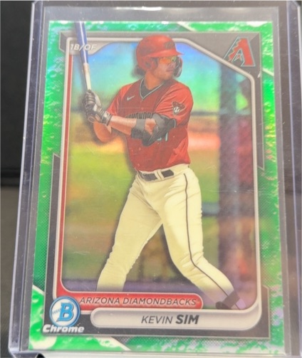 2024 Bowman Chrome Prospects #BCP-34 Kevin Sim — front