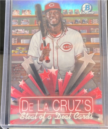 2025 Bowman Chrome Hobby Stars #HS-15 Elly De La Cruz — front