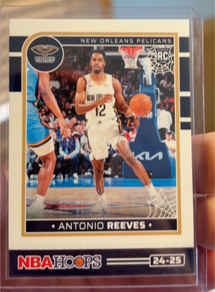 2024-25 Panini NBA Hoops Haunted Hoops #247 Antonio Reeves — front