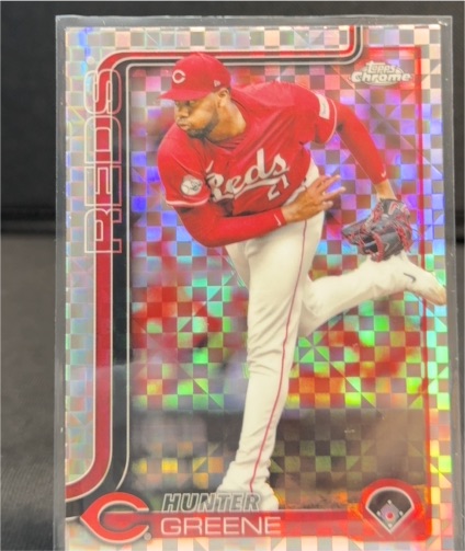 2025 Topps Chrome #91 Hunter Greene — front