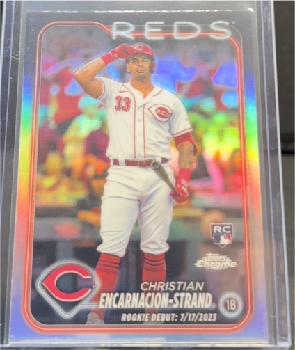 2024 Topps Chrome Update #USC92 Christian Encarnacion-Strand Rookie Reds — front