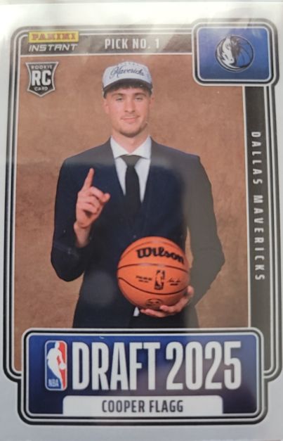 2025 Panini Instant Draft Night #1 Cooper Flagg — front