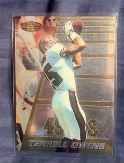 1996 Bowman's Best #147 Terrell Owens — front