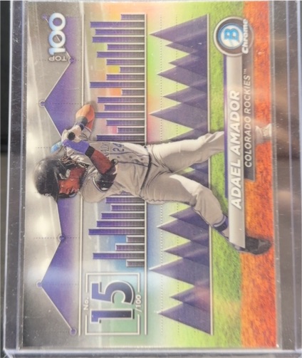 2024 Bowman Scouts Top 100 #BTP-15 Adael Amador — front