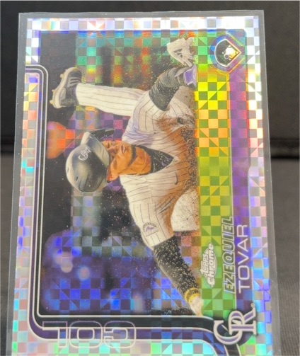 2025 Topps Chrome #154 Ezequiel Tovar — front