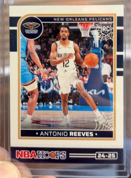 2024-25 Panini NBA Hoops Haunted Hoops #247 Antonio Reeves — front