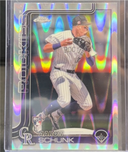 2025 Topps Chrome #238 Aaron Schunk — front