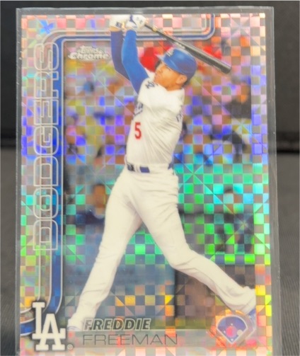 2025 Topps Chrome #23 Freddie Freeman — front