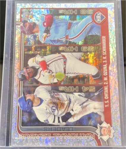 2025 Topps Series 1 #144 Shohei Ohtani / Marcell Ozuna / Kyle Schwarber — front