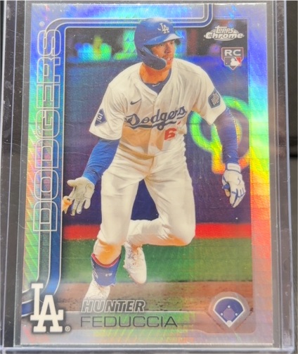 2025 Topps Chrome #288 Hunter Feduccia RC — front