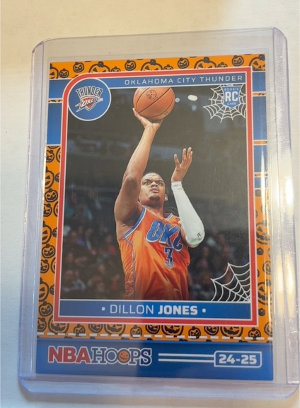 2024-25 Panini Haunted Hoops #243 Dillon Jones Rookie Card — front