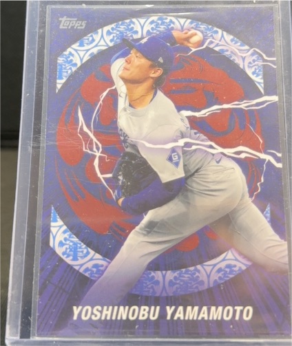 2025 Topps #WTD-9 Yoshinobu Yamamoto World Tour Domination — front