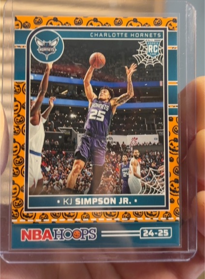 2024-25 Panini NBA Hoops #233 KJ Simpson Jr. — front