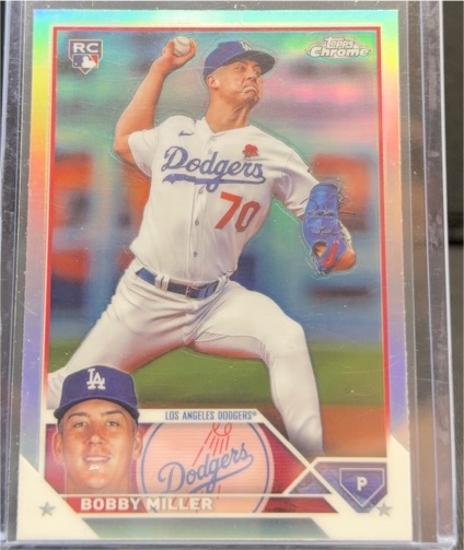 2023 Topps Chrome Update #USC192 Bobby Miller — front