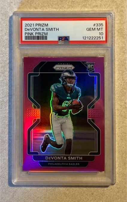2021 Panini Prizm #335 DeVonta Smith — front