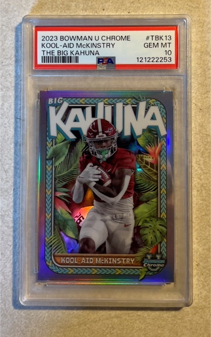 2023 Bowman U Chrome #TBK13 Kool-Aid McKinstry The Big Kahuna — front
