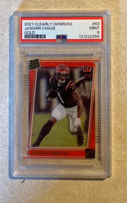 2021 Clearly Donruss #63 Ja'Marr Chase — front