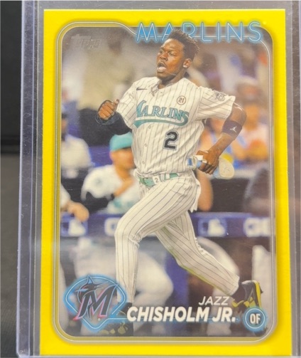 2024 Topps Series 1 #223 Jazz Chisholm Jr. — front