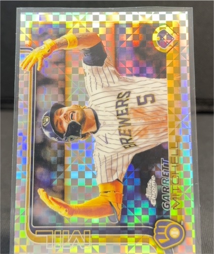 2025 Topps Chrome #28 Garrett Mitchell — front