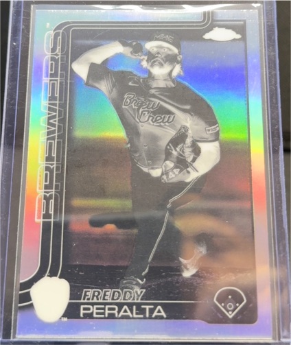 2025 Topps Chrome #95 Freddy Peralta — front