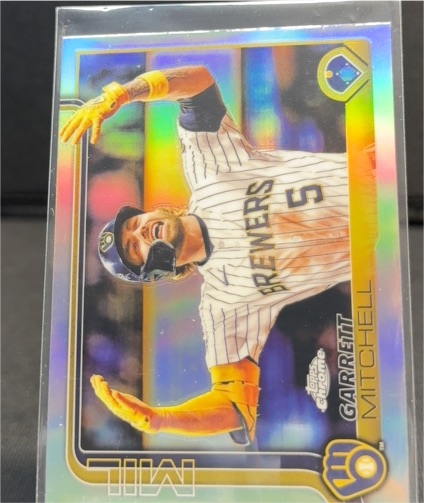 2022 Topps Chrome Garrett Mitchell — front