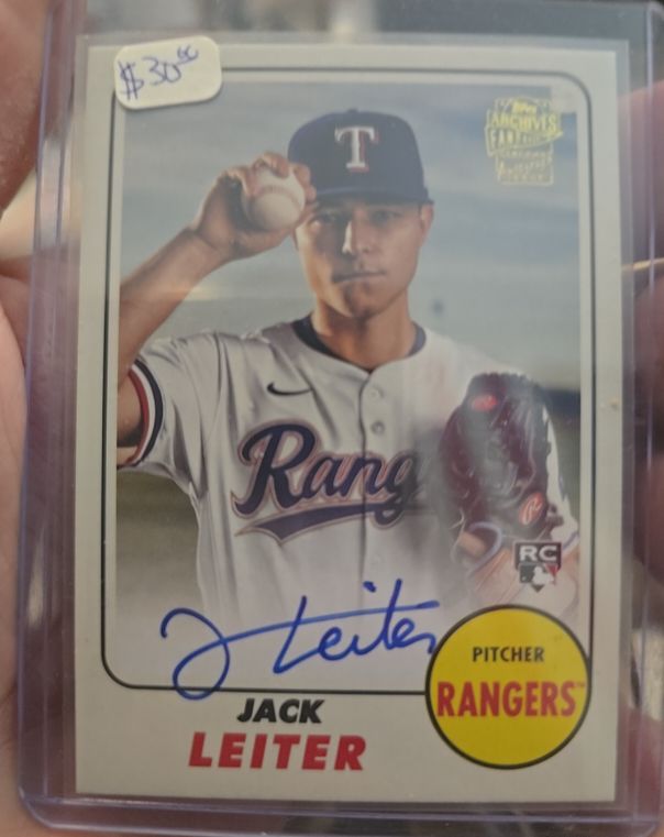 2024 Topps Archives #68FF-JL Jack Leiter — front