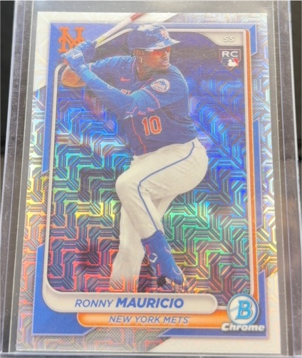 2024 Bowman Chrome #13 Ronny Mauricio — front