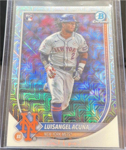 2025 Bowman Chrome #83 Luisangel Acuna — front