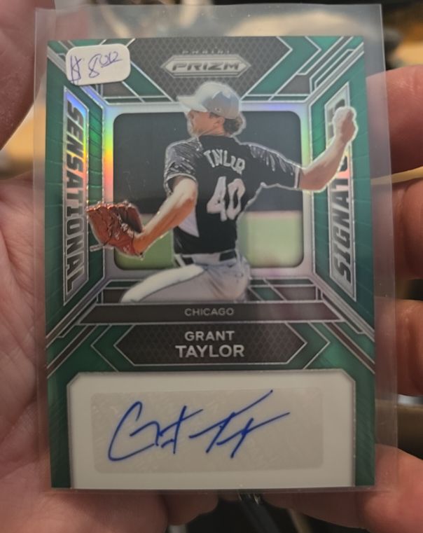 2024 Panini Prizm Sensational Signatures #SS-GT Grant Taylor — front