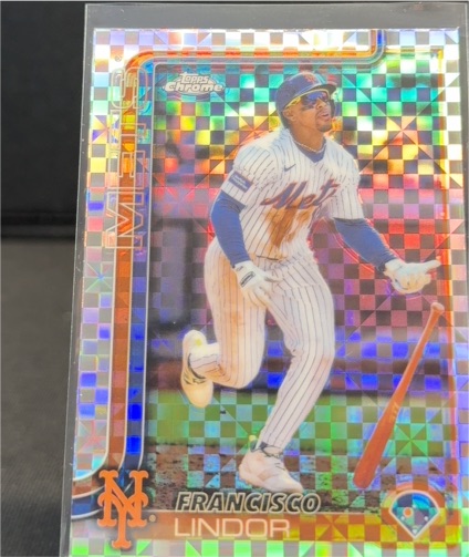 2025 Topps Chrome #170 Francisco Lindor — front