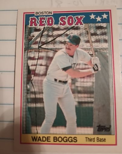 1988 Topps UK Minis #4 Wade Boggs — front