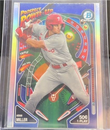 2024 Bowman Chrome Prospect Power-Up #PP-18 Aidan Miller — front