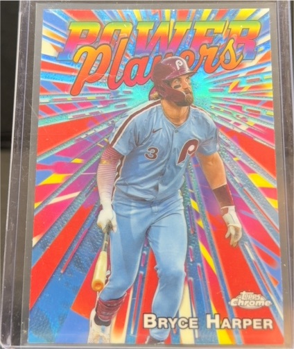 2025 Topps Chrome #PP-6 Bryce Harper Power Players — front