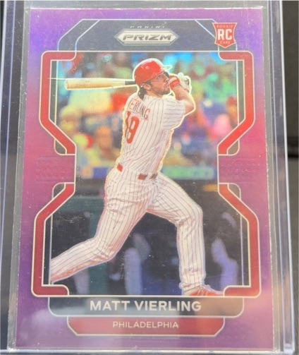 2022 Panini Prizm #1 Matt Vierling — front