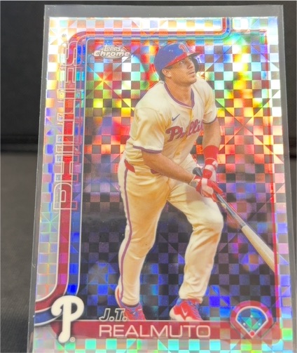 2025 Topps Chrome #2 J.T. Realmuto — front