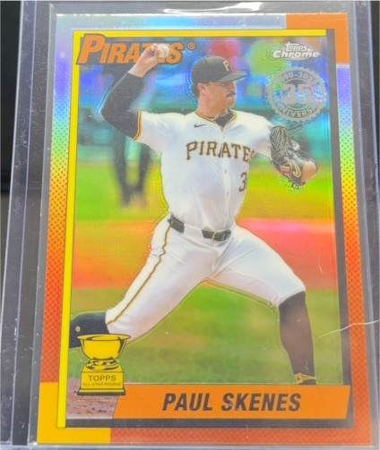 2025 Topps Chrome 1990 35th Anniversary #90CB-13 Paul Skenes — front