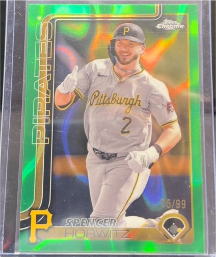 2025 Topps Chrome #243 Spencer Horwitz — front