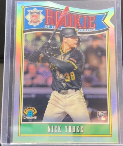 2025 Bowman Chrome #ROY-14 Nick Yorke Rookie of the Year Favorites — front