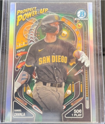 2024 Bowman Chrome Prospect Power-Up #PP-2 Samuel Zavala — front
