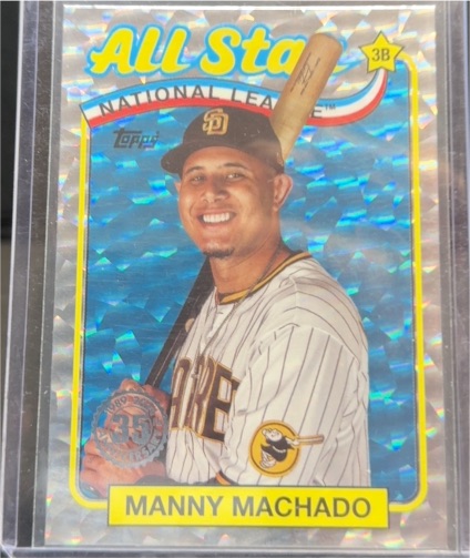 2024 Topps Series 2 1989 All-Star Silver Foil #89ASB-23 Manny Machado — front