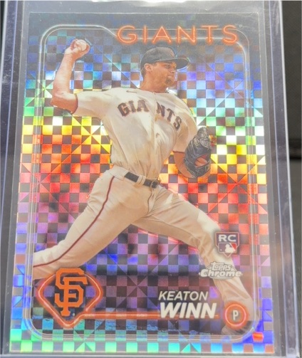 2024 Topps Chrome #208 Keaton Winn — front