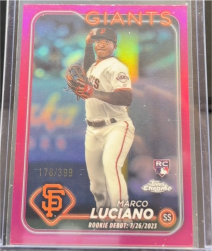 2024 Topps Chrome Update #USC132 Marco Luciano — front