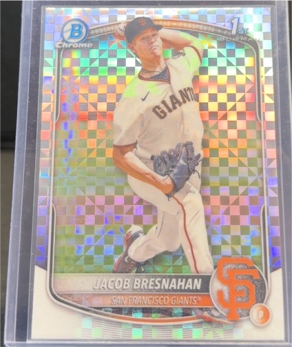 2025 Bowman Chrome #BCP-53 Jacob Bresnahan — front