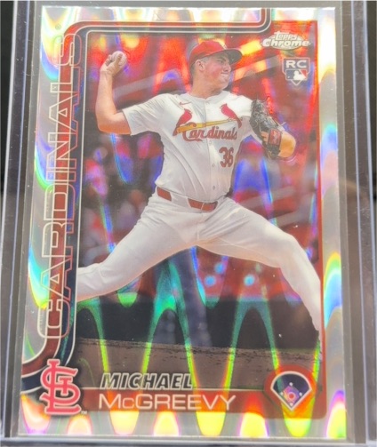2025 Topps Chrome #29 Michael McGreevy — front