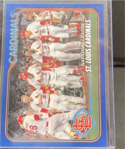2024 Topps #490 St. Louis Cardinals Team Card — front