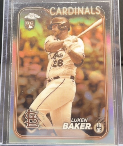 2024 Topps Chrome #132 Luken Baker — front