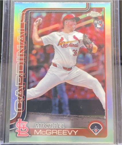 2025 Topps Chrome #29 Michael McGreevy — front