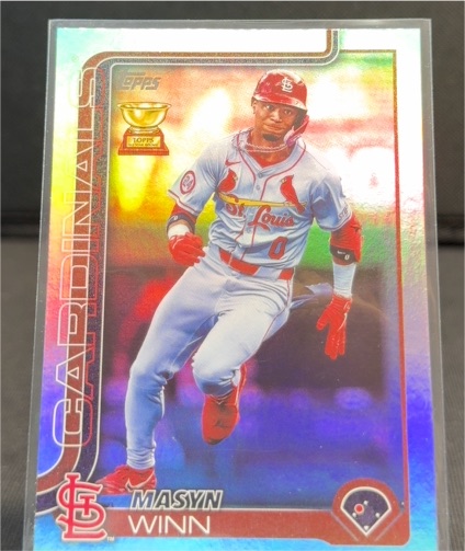 2025 Topps Series 1 #22 Masyn Winn Rookie Cup — front