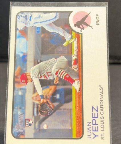 2022 Topps Heritage #569 Juan Yepez — front